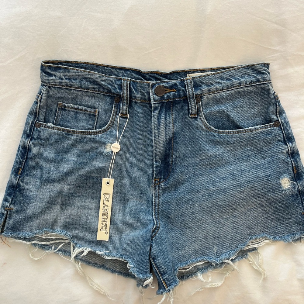 Blank NYC Pin Up High Rise Denim Short NWT